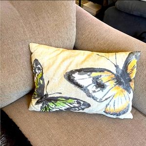 NWOT Better Homes & Gardens Butterfly Oblong Decorative Pillow